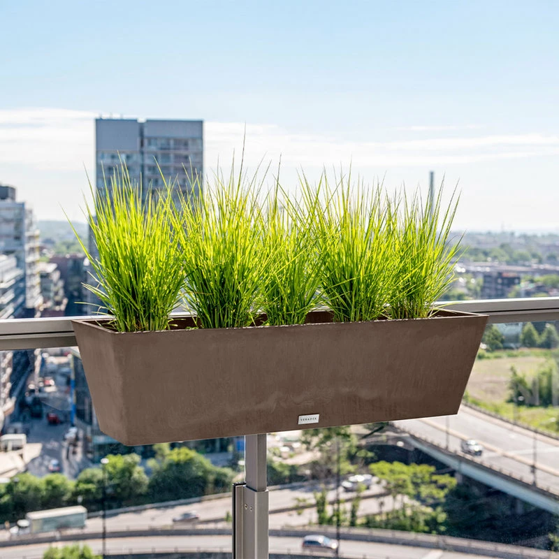 Veradek Beau Window Box Wall/Railing Planter, Espresso, 36" - Image 9