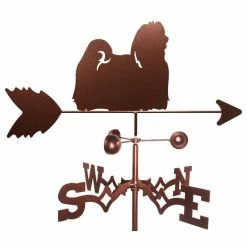 Null Maltese Weathervane With Garden Mounting