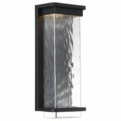 Modern Forms Vitrine 12" LED Outdoor Wall-Light 3000K, Black
