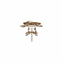 EZ Vane LLC C3 Corvette Weathervane With 4 Sided Mount