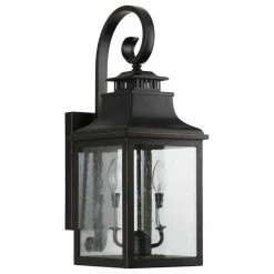AA Warehousing Morgan Outdoor Wall Mounted Lighting, 2-Light