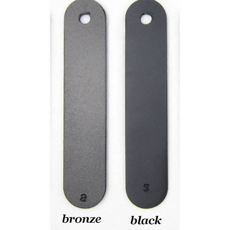 Bushere & Son Iron Studio Inc. Rustic Spanish Style Hammered Wrought Iron Address Number, Bronze, 4", 2 4 Bushere & Son Iron Studio Inc. Rustic Spanish Style Hammered Wrought Iron Address Number, Bronze, 4", 2 - Image 2