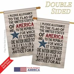 Breeze Decor Pledge Of Allegiance Americana, Everyday House Flag 28"x40" 8 Breeze Decor Pledge Of Allegiance Americana, Everyday House Flag 28"x40" -EZ Vane Shop 576189710c34e878 5784 w800 h800 b1 p0