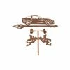 EZ Vane LLC C6 Corvette Weathervane With Post Mount