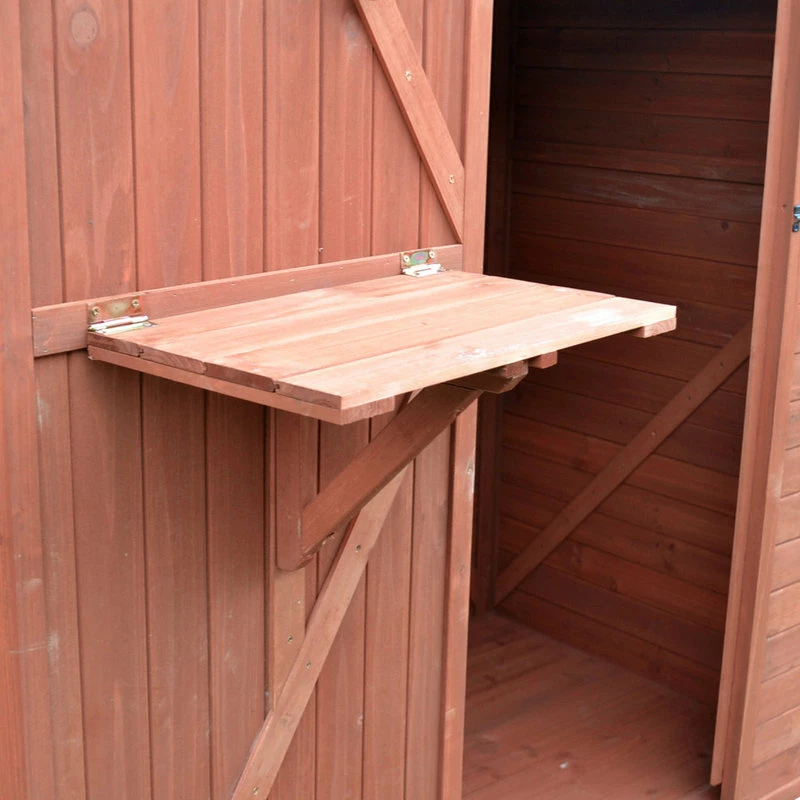 Leisure Season Ltd. Deep Storage Shed With Drop Table 7 Leisure Season Ltd. Deep Storage Shed With Drop Table - Image 5