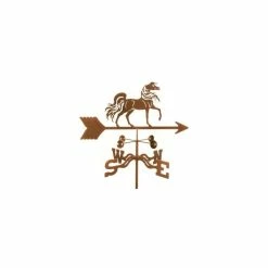 EZ Vane LLC Arabian Horse Weathervane With 4 Sided Mount