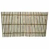 Master Garden Products Bamboo Picket Rolled Fence, Even Top, 5'Lx3'H