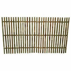Master Garden Products Bamboo Picket Rolled Fence, Even Top, 5'Lx3'H