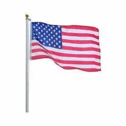 Yescom 6.5' Flagpole Telescopic Aluminum Kit