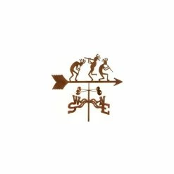 EZ Vane LLC Kokopelli Weathervane With Deck Mount