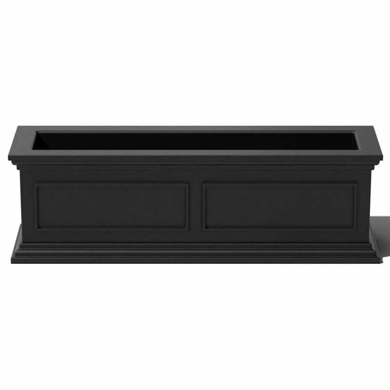 Veradek Brixton Planter Box, 36", Black