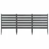 WamBam Fence Inc. No-Dig Charcoal WoodTek Vinyl Maui Garden Fence Kit (3 Panels)