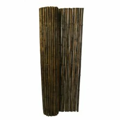Backyard X-Scapes Natural Black Bamboo Fencing Garden Screen Rolled Wood Fence Panel, 36 In H X 96 In L X 1 In D -EZ Vane Shop 6421558901ce1b27 0187 w800 h800 b1 p0