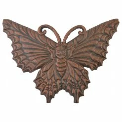 Import Wholesales Decorative Cast Iron Yard And Garden Stepping Stone, Butterfly, Bronze