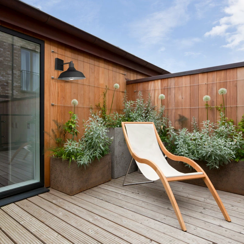 Globe Electric Matte Black Outdoor Indoor Wall Sconce - Image 4