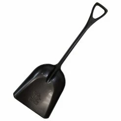 Bully Tools (#92801) One-Piece Poly Scoop/Shovel W/ D-Grip Handle, 42"