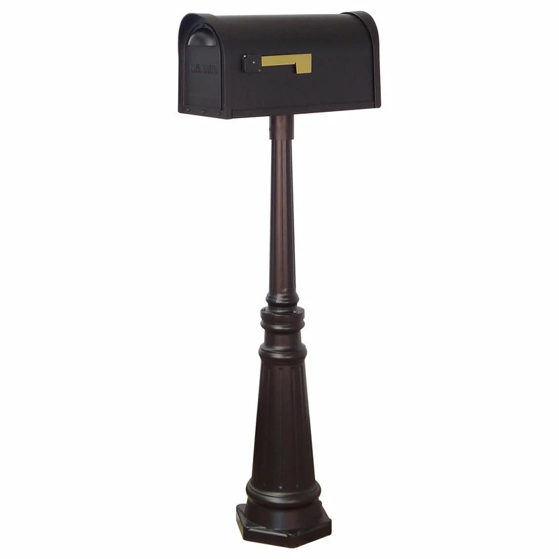 Special Lite Products Company Classic Curbside Two Door Mailbox And Tacoma Mailbox Post - Image 4