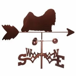 Null Lhasa Apso Weathervane With Garden Mounitng