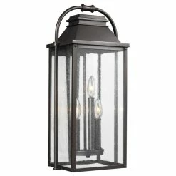 Feiss 3-Light Outdoor Lantern, Bronze