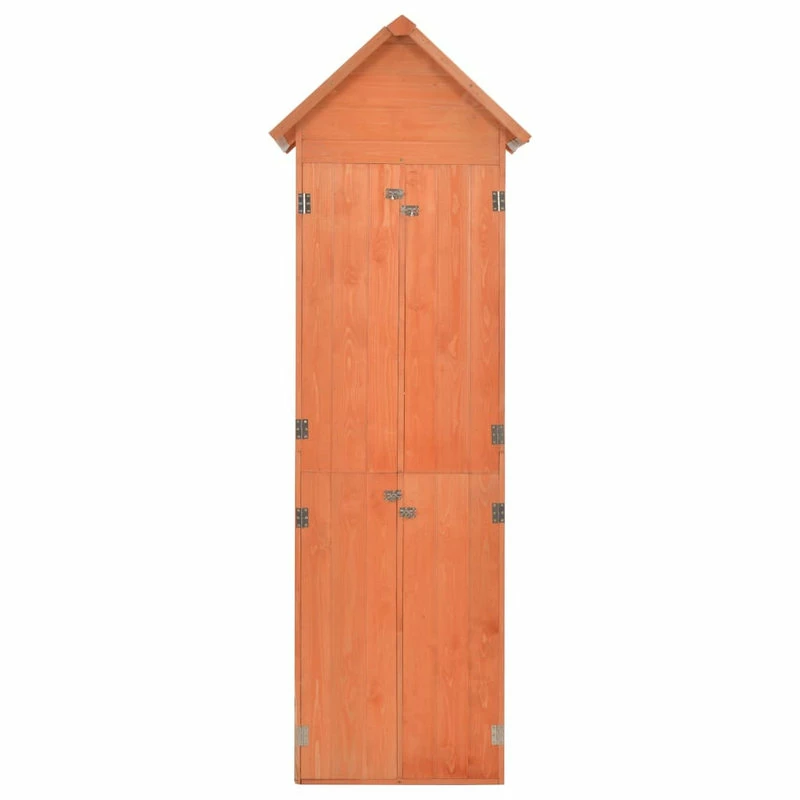 Vida XL International B.V. VidaXL Garden Storage Shed Wood Outdoor Terrace Patio Wooden Tool Storage Shed - Image 4