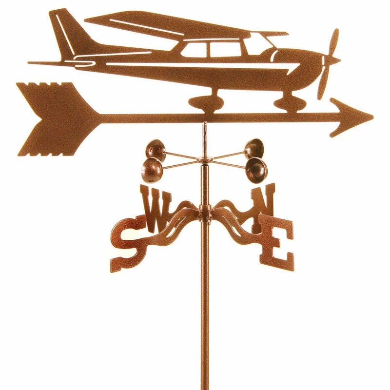 EZ Vane LLC Cessna Airplane Weathervane With Deck Mount
