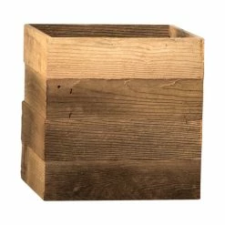 Pacific Royal Reclaimed Wooden Patio Planter, Large