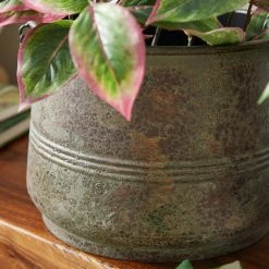 Brimfield & May Rustic Brass Metal Planter 69183 18 Brimfield & May Rustic Brass Metal Planter 69183 -EZ Vane Shop 6a71021401956752 8052 w800 h800 b0 p0