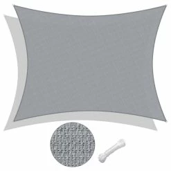 Yescom 13x10 Ft 97% UV Block Rectangle Sun Shade Sail HDPE Canopy Cover Net