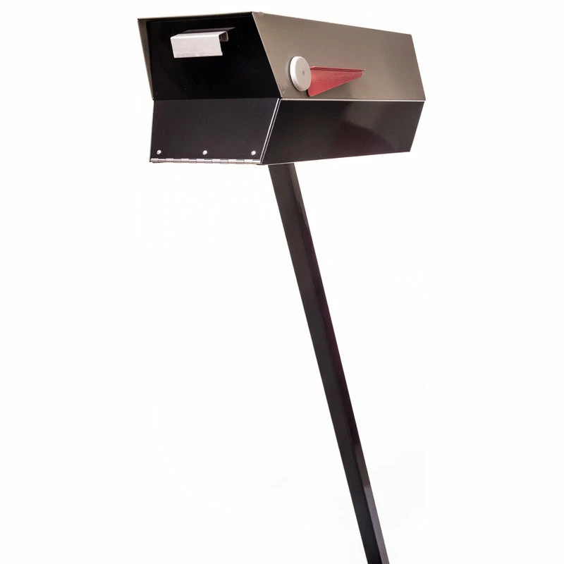 Modbox USA, Inc. ModboxUSA Mid-Century Modern Curbside Mailbox | Two Tone, Eucalyptus And Black - Image 2
