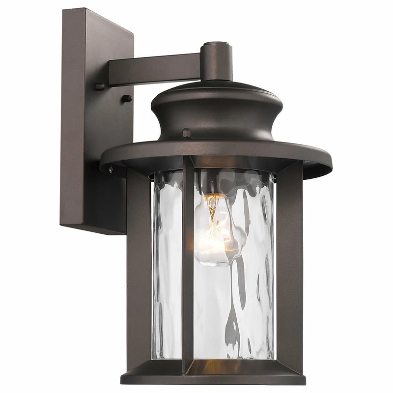 CHLOE Lighting, Inc. Owen 1-Light Rubbed Bronze Outdoor Wall Sconce 14" - Image 4