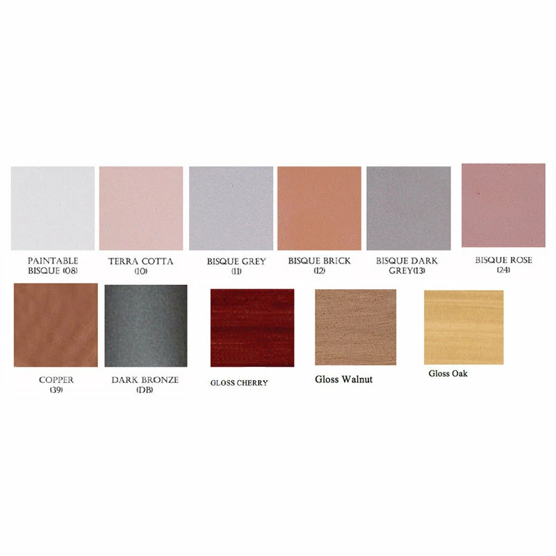 AmeriTec Lighting Dara Outdoor Wall Light, Paintable Bisque, Closed Top - Image 3