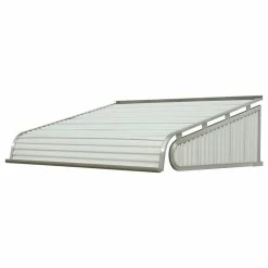 NuImage Awnings 1500 Series Aluminum Door Canopy 36"x42" Projection, White