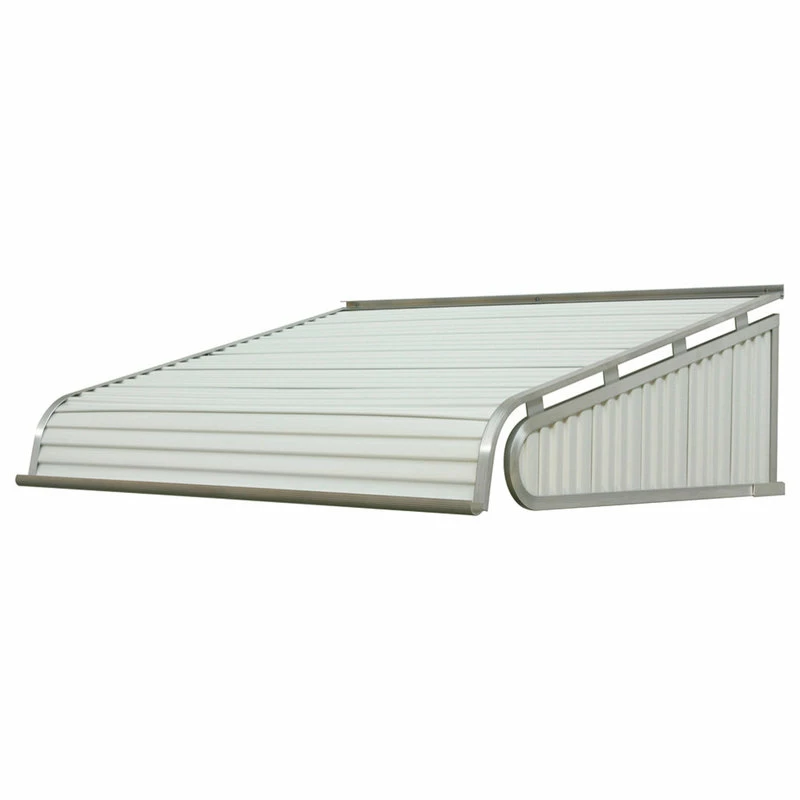 NuImage Awnings 1500 Series Aluminum Door Canopy 36"x42" Projection, White