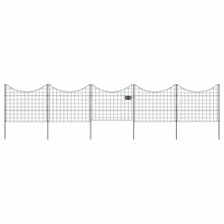 WamBam Fence Inc. 25" Tall Zippity Garden Gate With 4 Fence Panels, Bundle