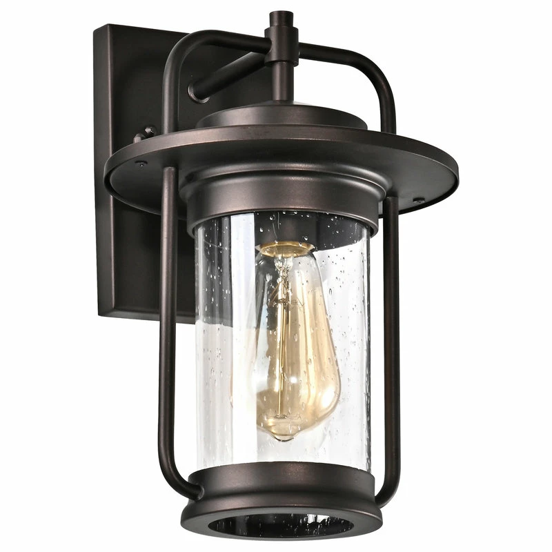 CHLOE Lighting, Inc. CHLOE Lighting Jeffrey Transitional 1-Light Rubbed Bronze Outdoor Wall Sconce - Image 2