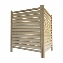 Enclo Privacy Screens EC18011 44"H X 36"W No Dig Cedar WoodTek Vinyl Waverly Privacy Screen Kit