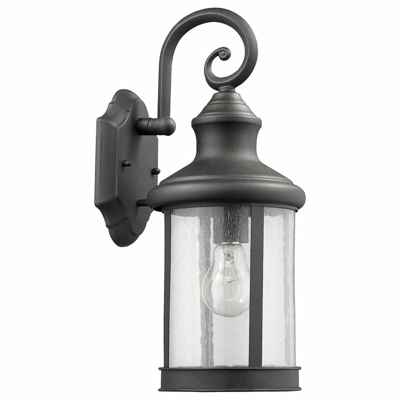 CHLOE Lighting, Inc. Galahad 1-Light Black Outdoor Wall Sconce 16" High - Image 2