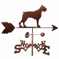 Null Boxer Weathervane With Garden Mounting