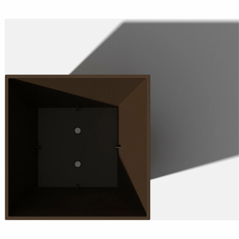 Veradek Nobleton Square Planter, Espresso, 18" - Image 4