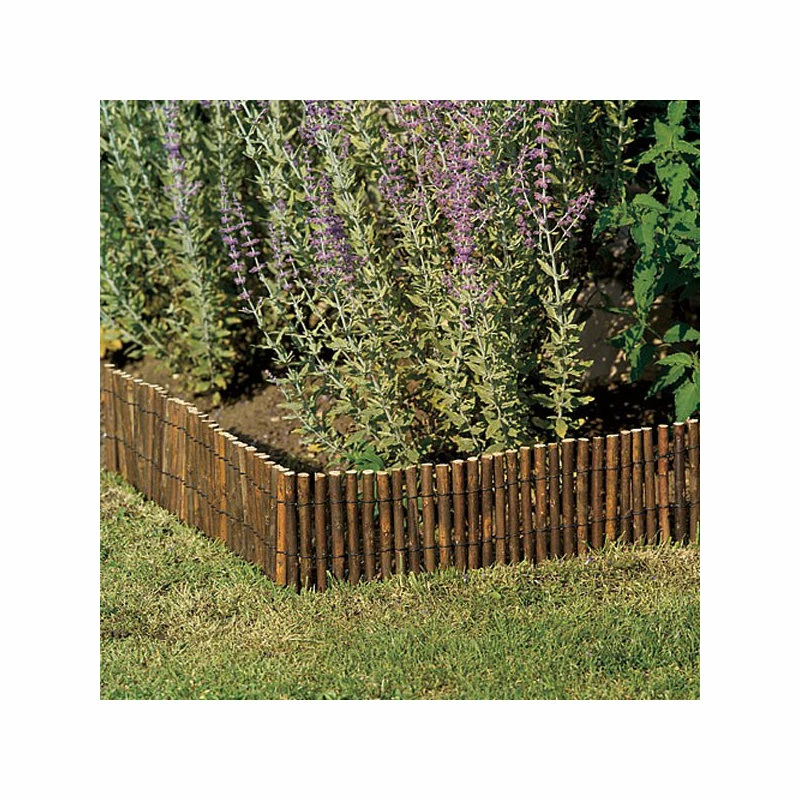 Master Garden Products Rolled Willow Border Fence, 11"h - Image 3