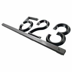 K Castings Modern Bar Aluminum Address Plaque