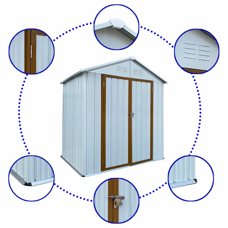Abrihome 4'x6' Outdoor Storage Sheds - Image 3