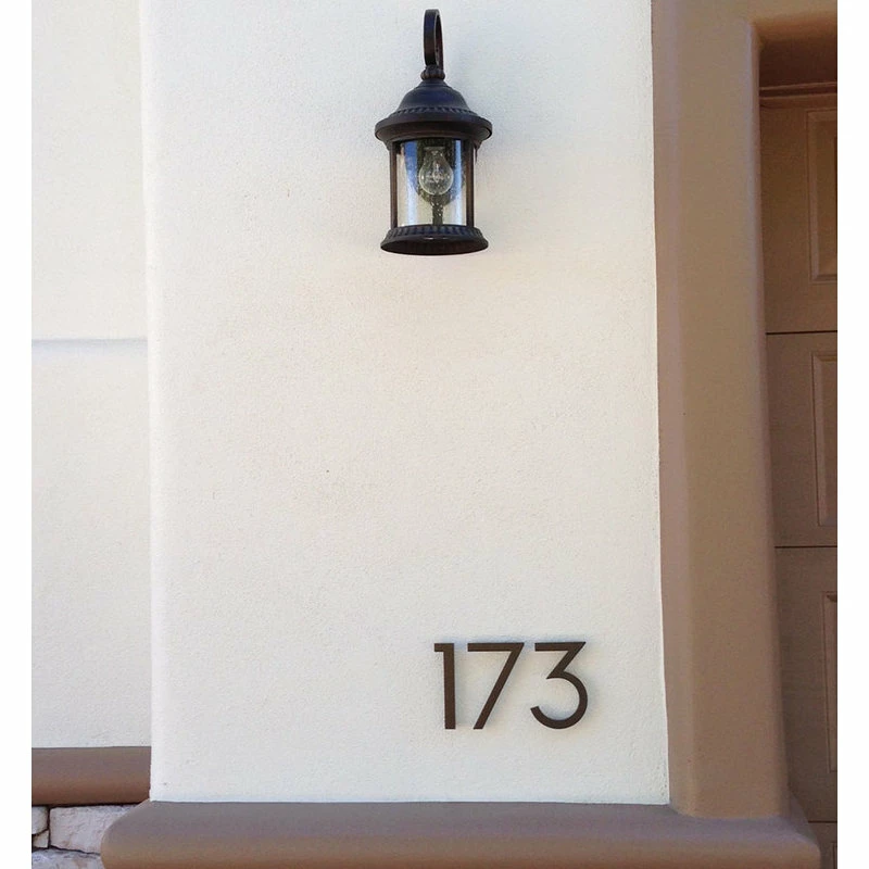 Moderndwellnumbers Modern Font House Number, Bronze, 6", Number 2, Modern Font 7 Moderndwellnumbers Modern Font House Number, Bronze, 6", Number 2, Modern Font - Image 5