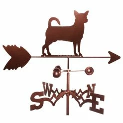 Null Chihuahua Weathervane With Garden Mounting