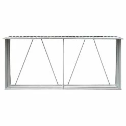 Vida XL International B.V. VidaXL Garden Log Storage Shed Galvanized Steel 129.9" Gray Outdoor Firewood 10 Vida XL International B.V. VidaXL Garden Log Storage Shed Galvanized Steel 129.9" Gray Outdoor Firewood -EZ Vane Shop 7d7177e00ec74b4d 8271 w800 h800 b1 p0