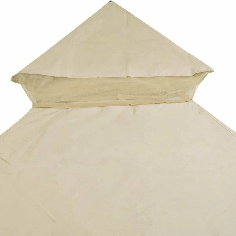Yescom 10'x10' Canopy Top Replacement For Arrow Gazebo 2 Tier Beige Outdoor - Image 3