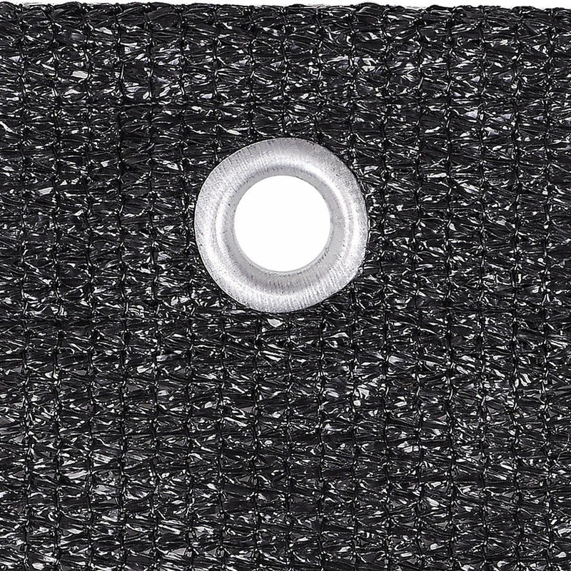 Yescom 6'x50' Fence Screen Cover Black Flat Fabric Slat Mesh Privacy Windscreen Garden - Image 4