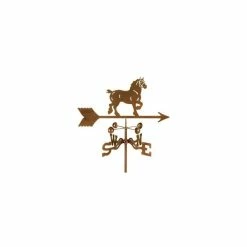 EZ Vane LLC Draft Horse Weathervane With Garden Mount