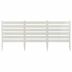 WamBam Fence Inc. No-Dig White Vinyl Maui Garden Fence Kit (3 Panels)