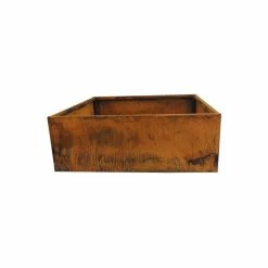 Nice Planter Nice Corten Square, Corten, 40"x40"
